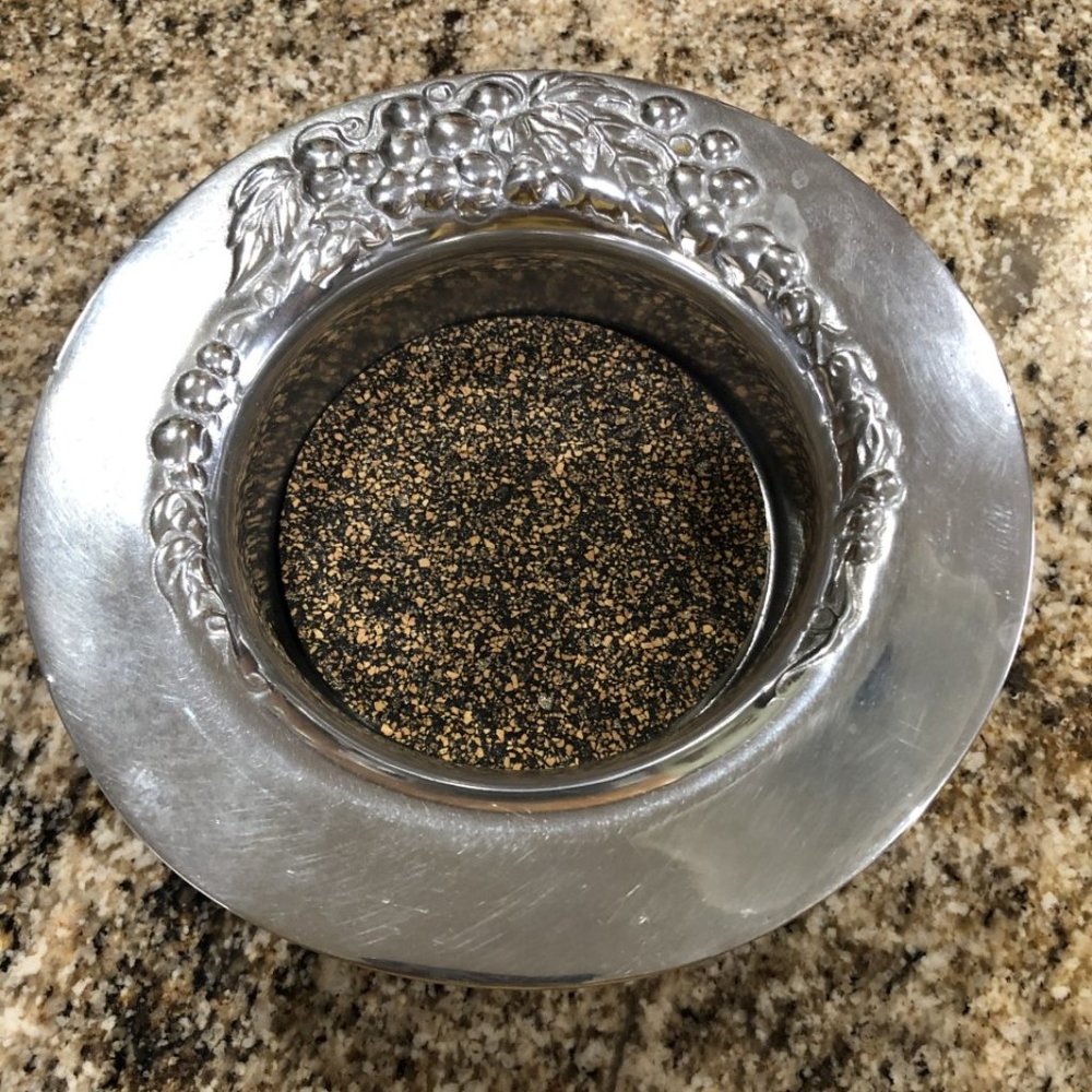 Wilton Armetale Grapevine Wine Bottle Coaster